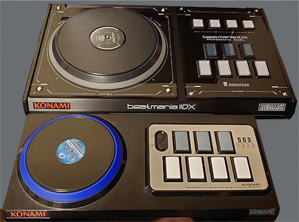 ビーマニ2DXコントローラー2台とソフトセット ジャンク ビーマニ2DX