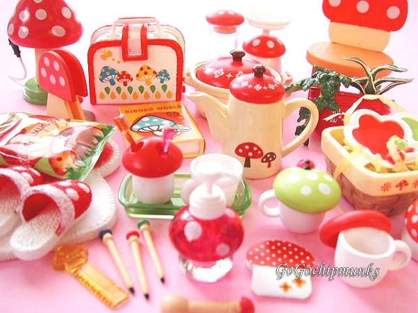 リーメントぷちサンプル☆きのこ雑貨店☆きのこがいっぱい！ - ハグル