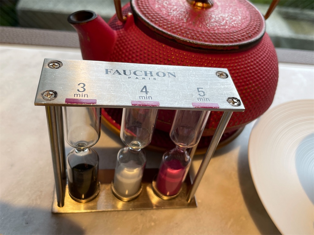 鉄瓶 フォション鉄瓶 ピンク急須 フォションホテル京都」で