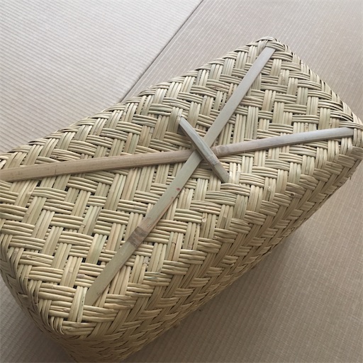 芸術品のエコバッグ】岩手鳥越竹細工の市場かご - ミニマリストの