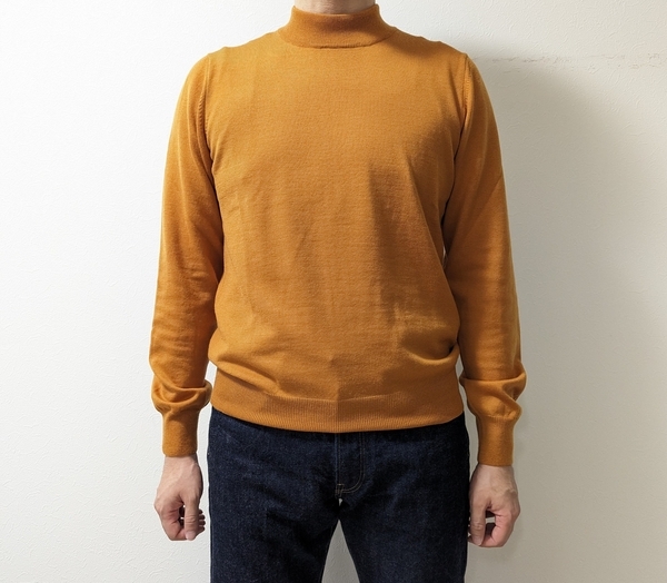 絶妙の12ゲージ。GRAN SASSO（グランサッソ）のモックネックニットを