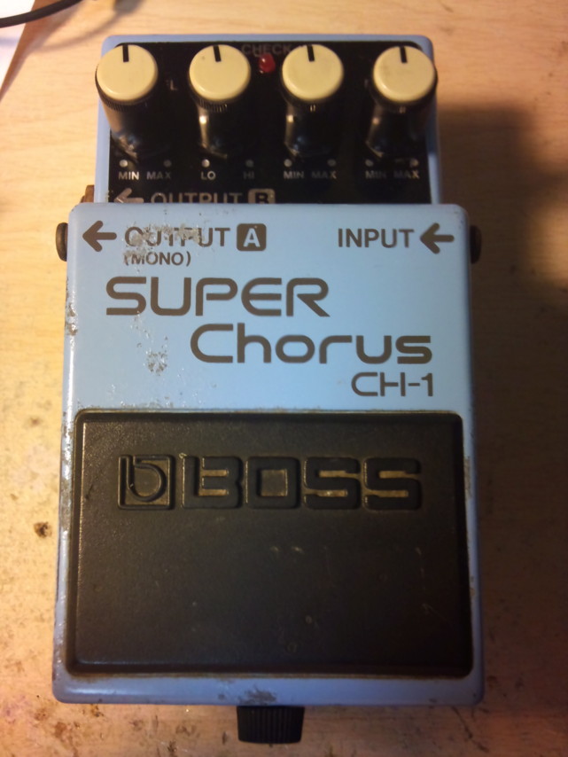 BOSS CH-1(アナログ）修理と改造 - dahnishi's blog