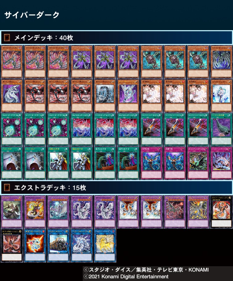 サイバー・ダーク デッキ【新規ストラク発売記念】 - ジェネクスと歩む