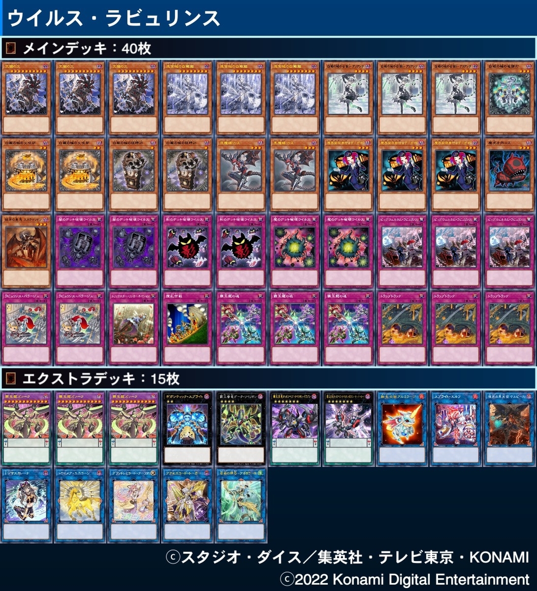 ラビュリンス デッキ【ウイルス＋覇王龍の魂】 - ジェネクスと歩む