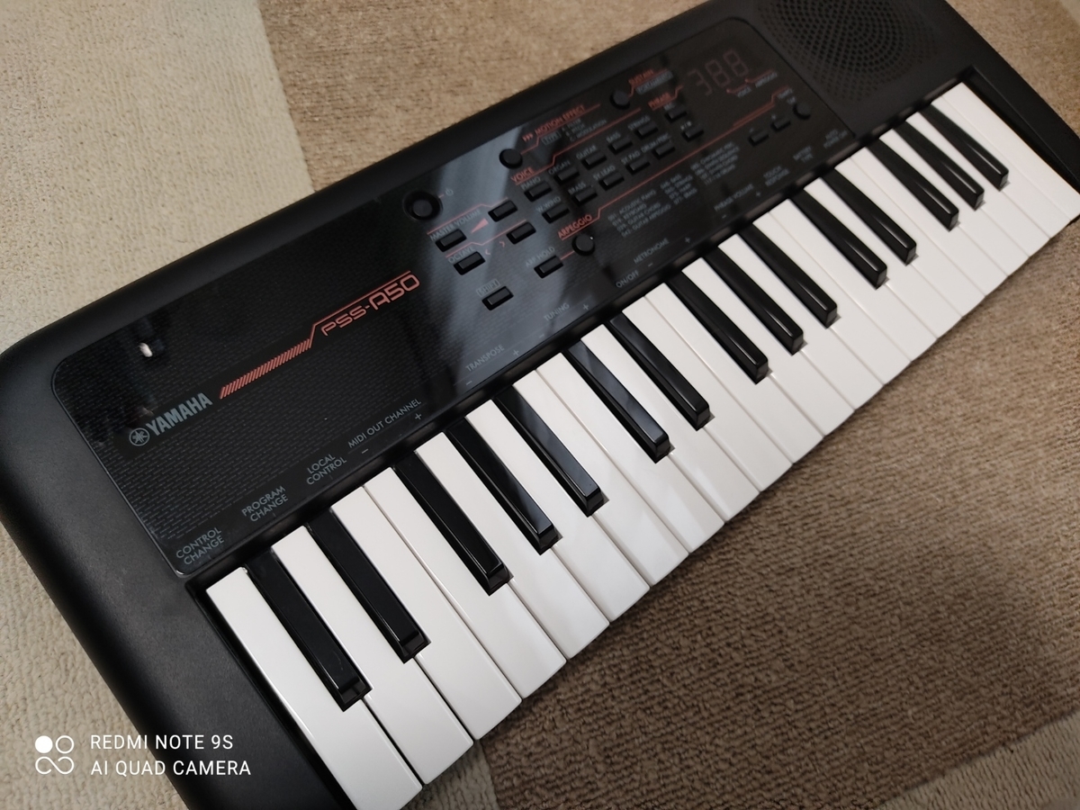 ヤマハ ポータブルキーボード PSS-A50 レビューとMIDI OUT改造 - 信頼