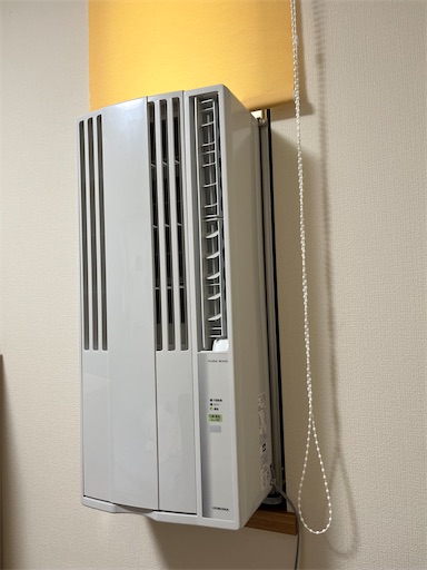 ウインドエアコン CORONA製 CW-F1625R 2025年 出窓につける - だあさん