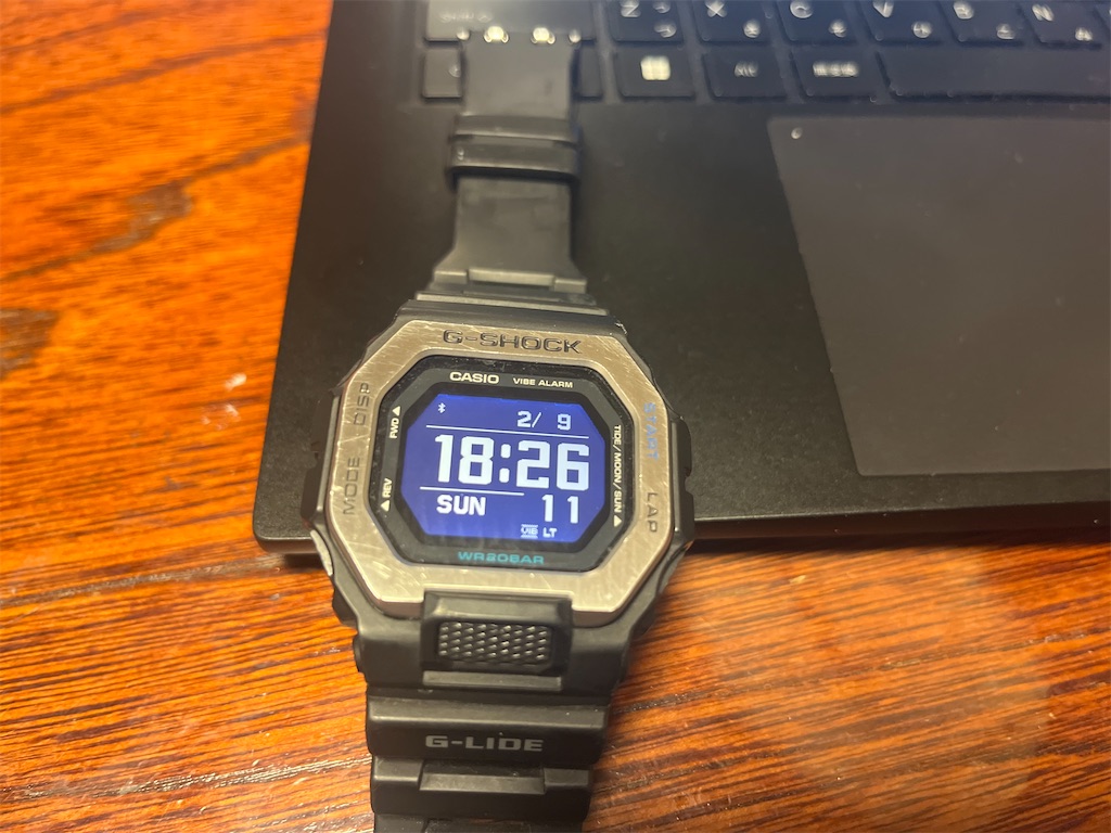 G-SHOCK G-LIDE GBX-100 電池交換 - だあさんの連絡帳