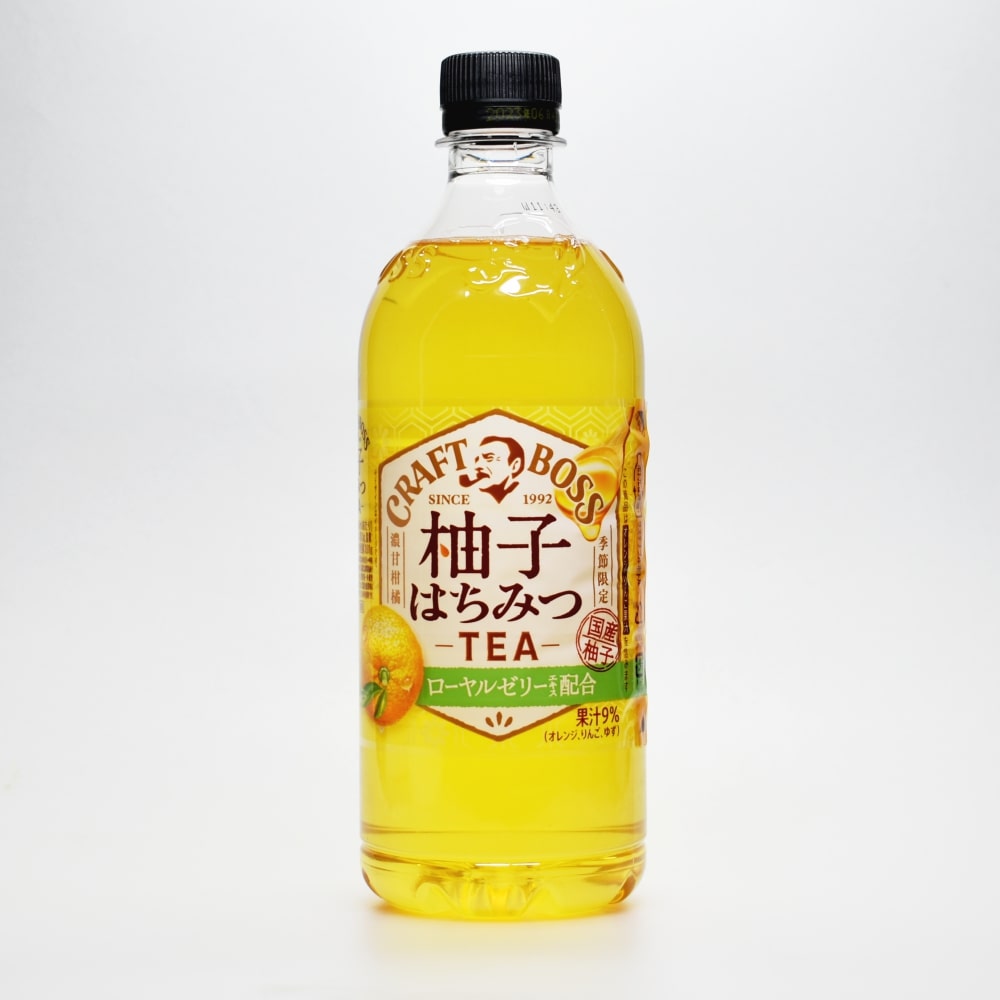 クラフトボス 柚子はちみつティー」濃甘柑橘をテーマにしたフルーツ