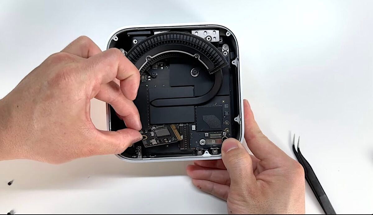 新型Mac miniのSSDは取り外し可能〜でも… Mac Studio同様、結局は換装