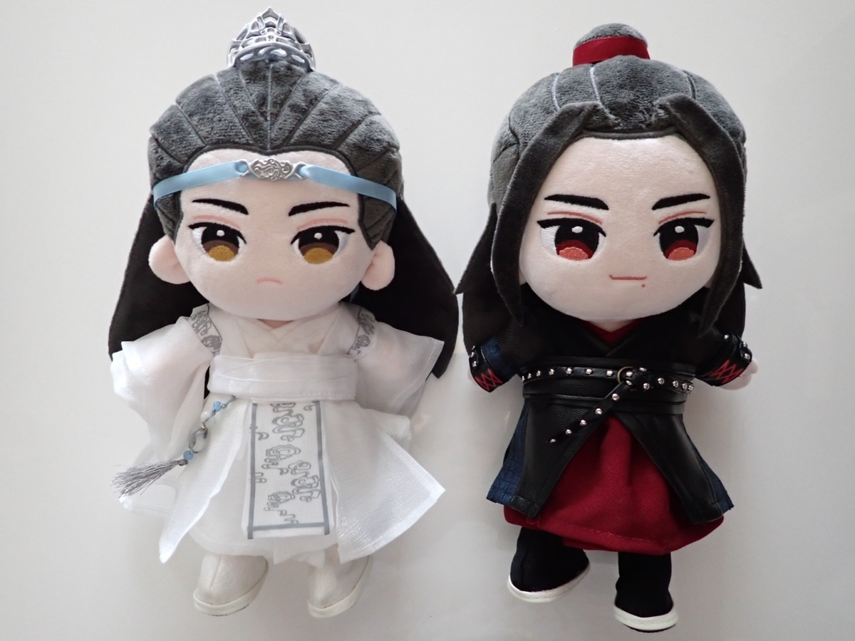 陳情令公式ぬいぐるみがやって来た、着せ替えてみた① - 笛の音と琴の調べ