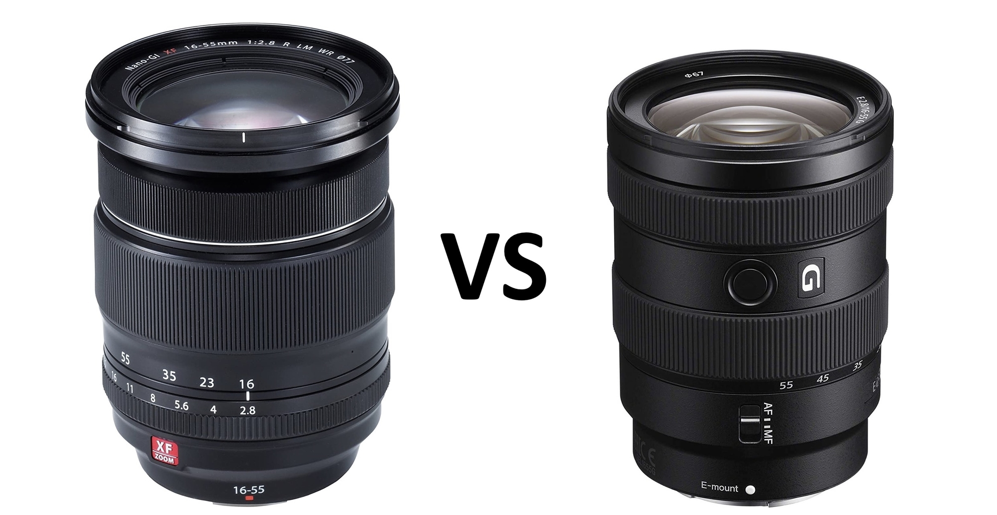 Fujifilm 16-55mm F2.8 vs Sony 16-55mm F2.8 Quick Comparison
