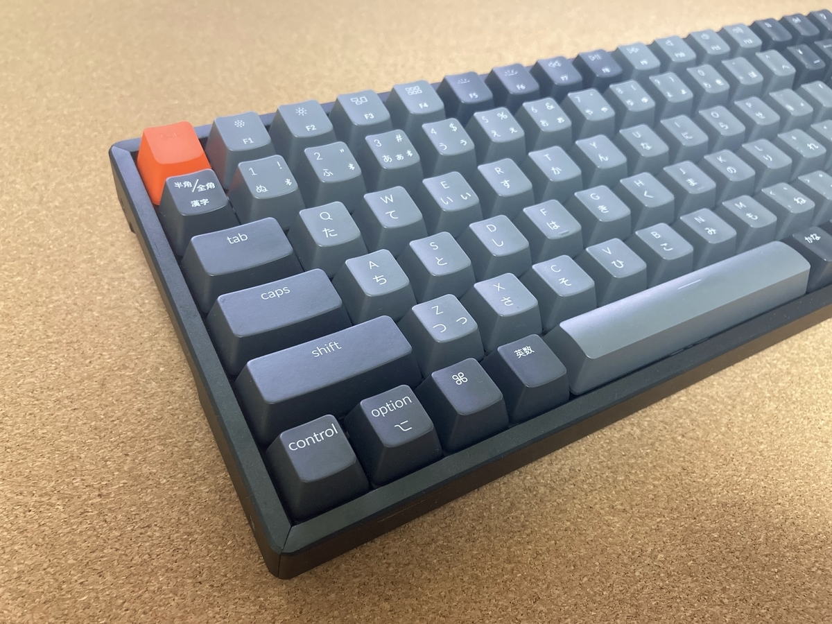 keychron K2 茶軸】Macbookにぴったりな質感よくクールなデザインの