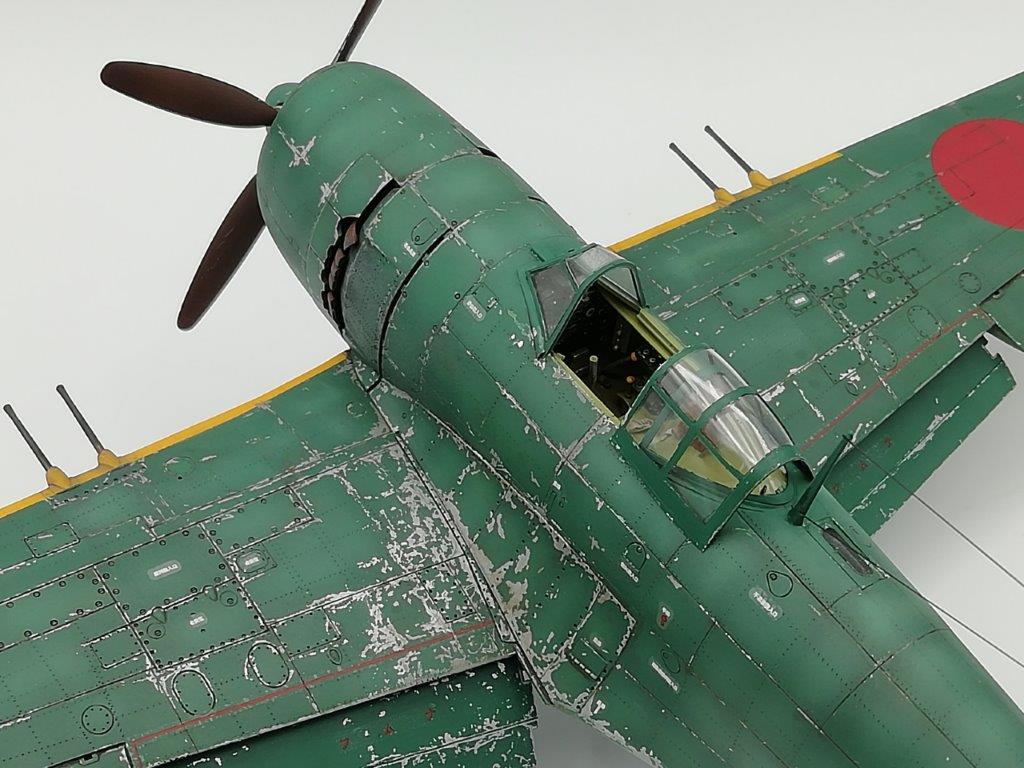 ハセガワ 1/48 紫電改 製作記④ - プラモDEブログ