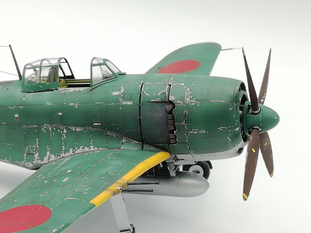 ハセガワ 1/48 紫電改 製作記④ - プラモDEブログ