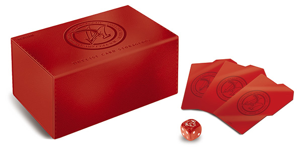 遊戯王 オシリスレッド デッキケース レザー A コナミスタイル|KONAMI