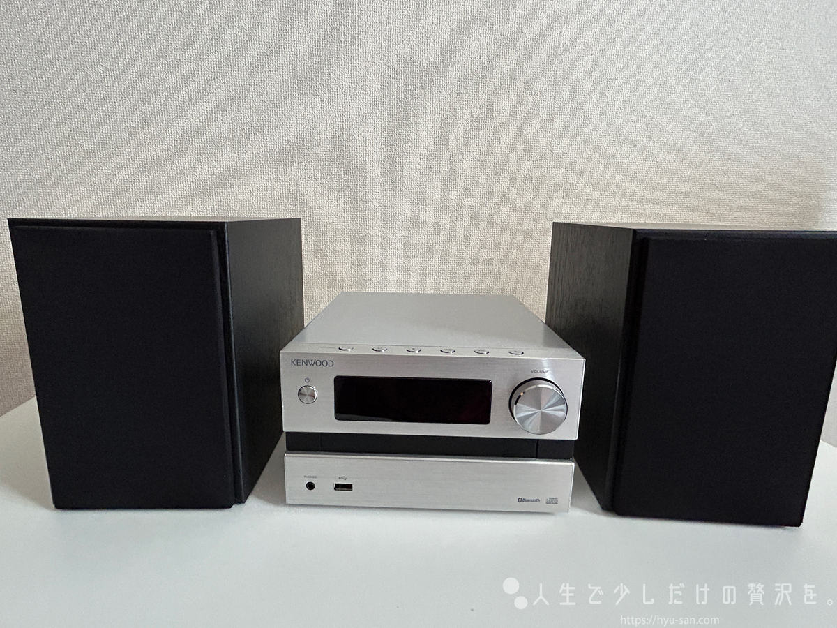 スタイリッシュでシンプルな「KENWOOD M-EB50-S」ラジオを楽しむ新しい