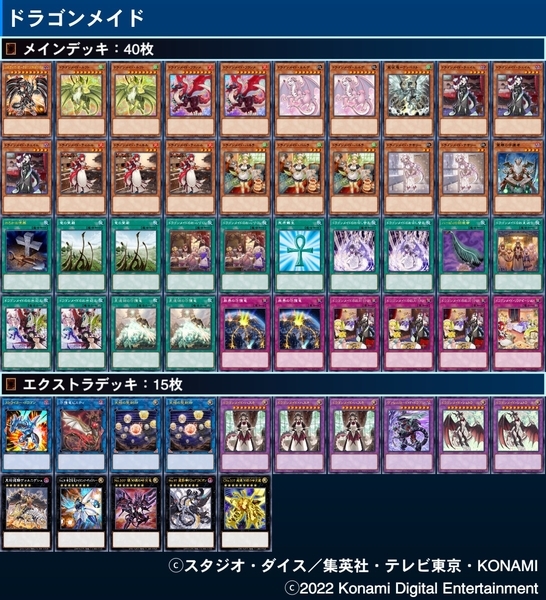 遊戯王 EU版 ドラゴンメイド デッキパーツセット 遊戯王 EU版 ドラゴン