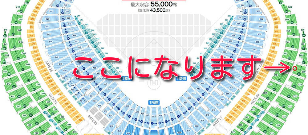 東京ドーム2階席のライブステージ見え方場所とado DOME TOUR2025