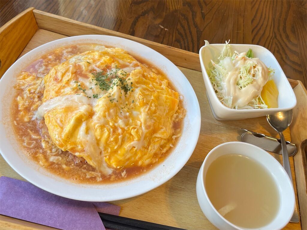 Restaurant Pino(レストランピノ)』「オムライス大盛」岩手県矢巾町