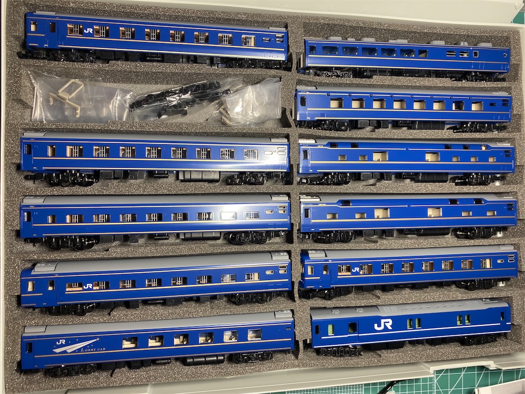 TOMIX 98267・98268 北斗星・JR24系 東日本編成 基本＋増結 JR 24系25