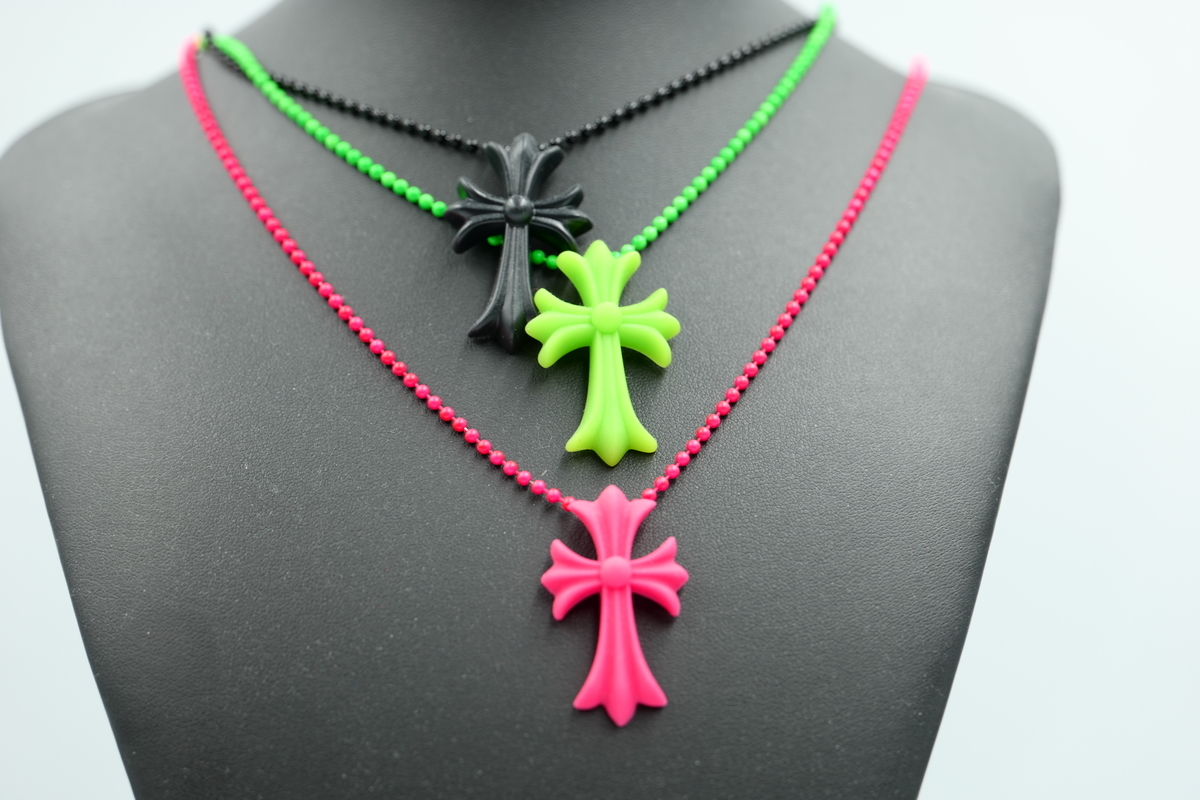 Chrome Hearts】シリコン ネックレス クリア ラバー クロムハーツ