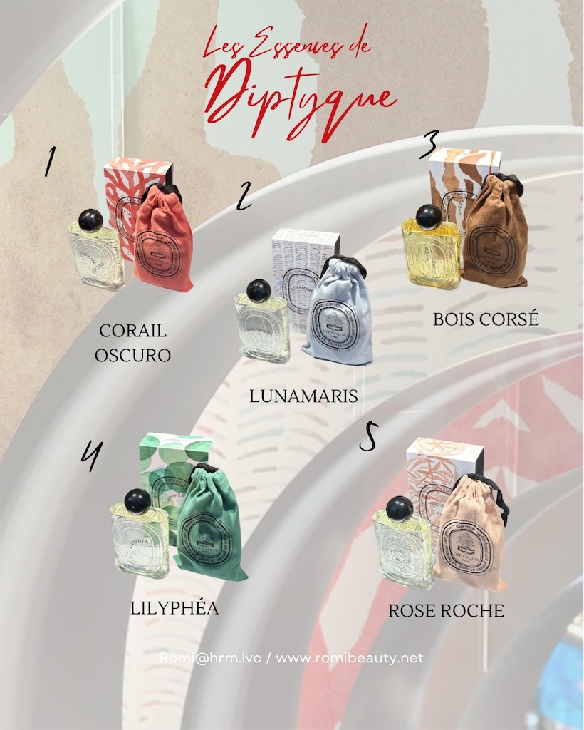 Les Essences de Diptyque【レ ゼサンス ドゥ ディプティック