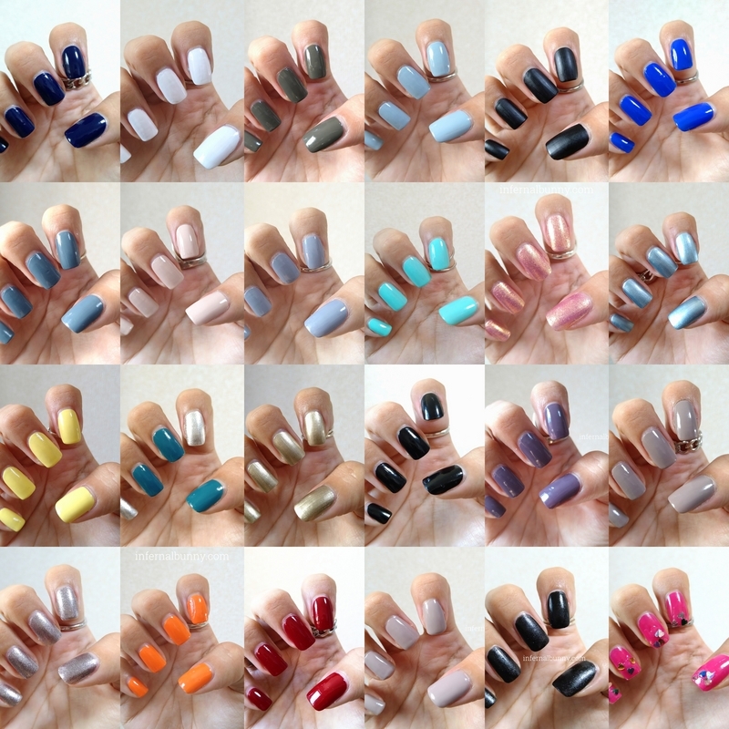 ネイルズインク自爪カラーチャート30色まとめ - 敏感肌ADHDが生活を試みる
