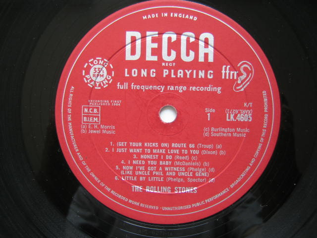 ローリング・ストーンズ UKファースト続編！ラベルの変化と謎のブルー