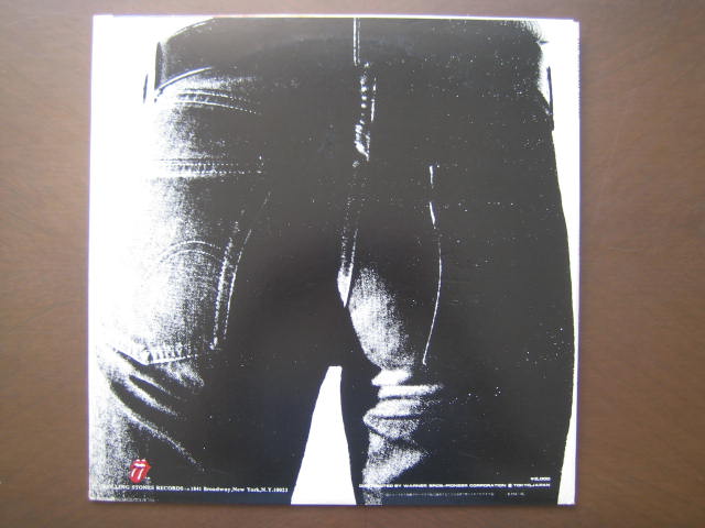 ローリング・ストーンズ 日本盤 STICKY FINGERS①ワーナー・パイオニア