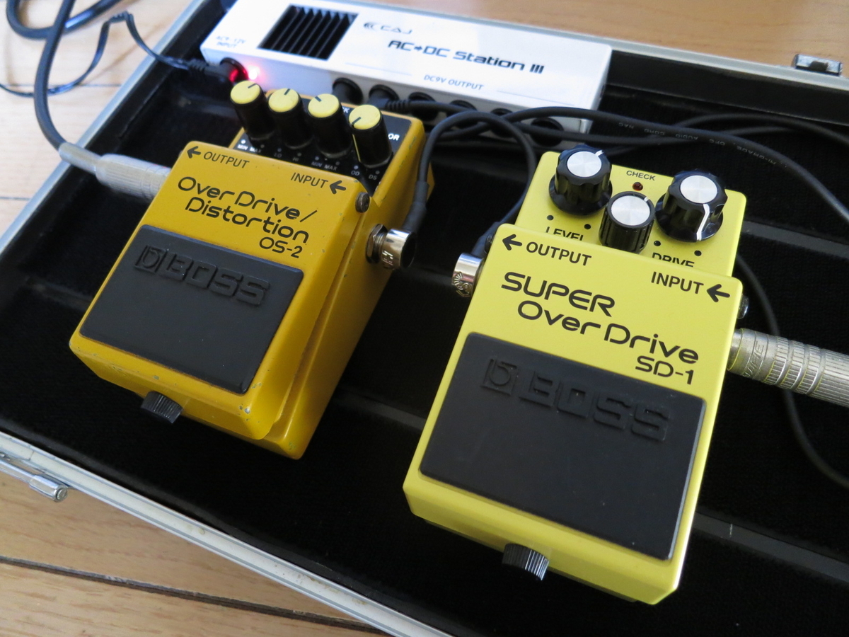 BOSS OS2 VS SD1 オーバードライブを比較しました - エフェクターノート