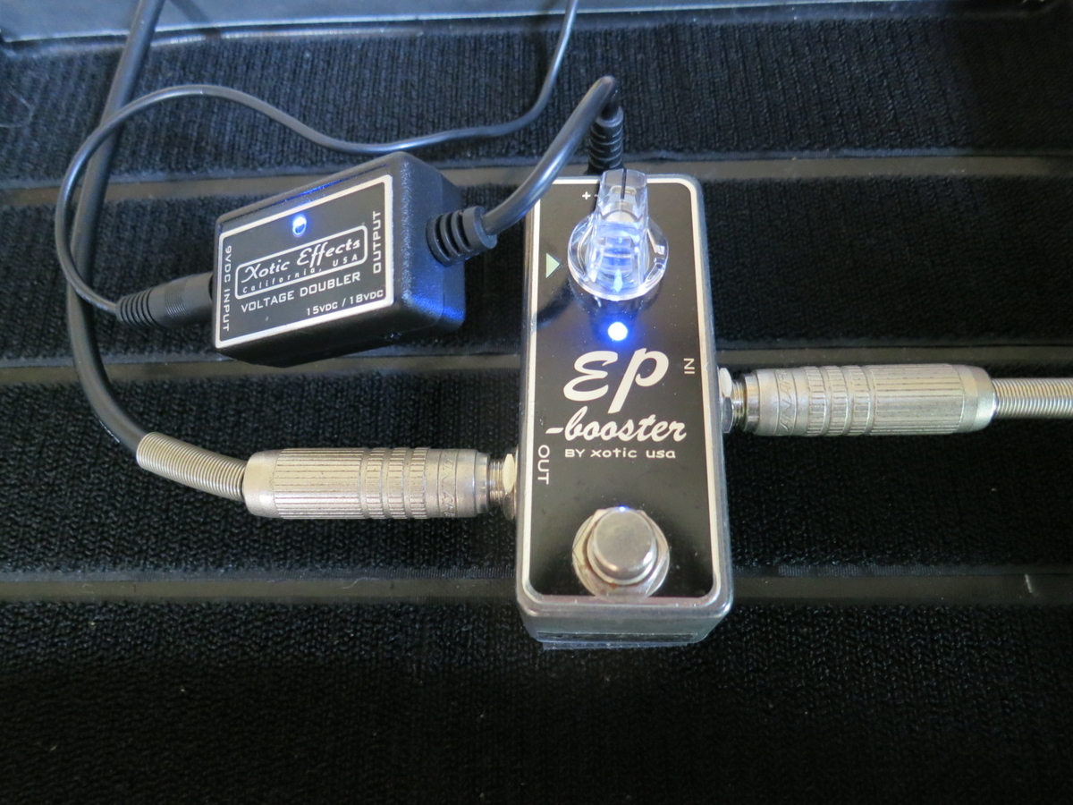 クリーンブースターをより磨く電圧コンバーター【Xotic EP Booster