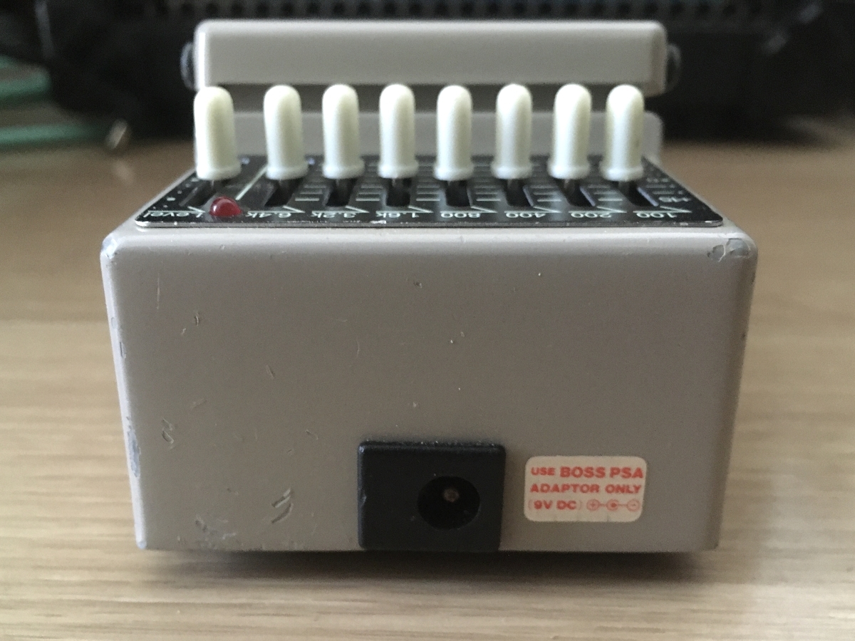 音域から音作りできる】BOSS GE-7 グラフィックイコライザー【review