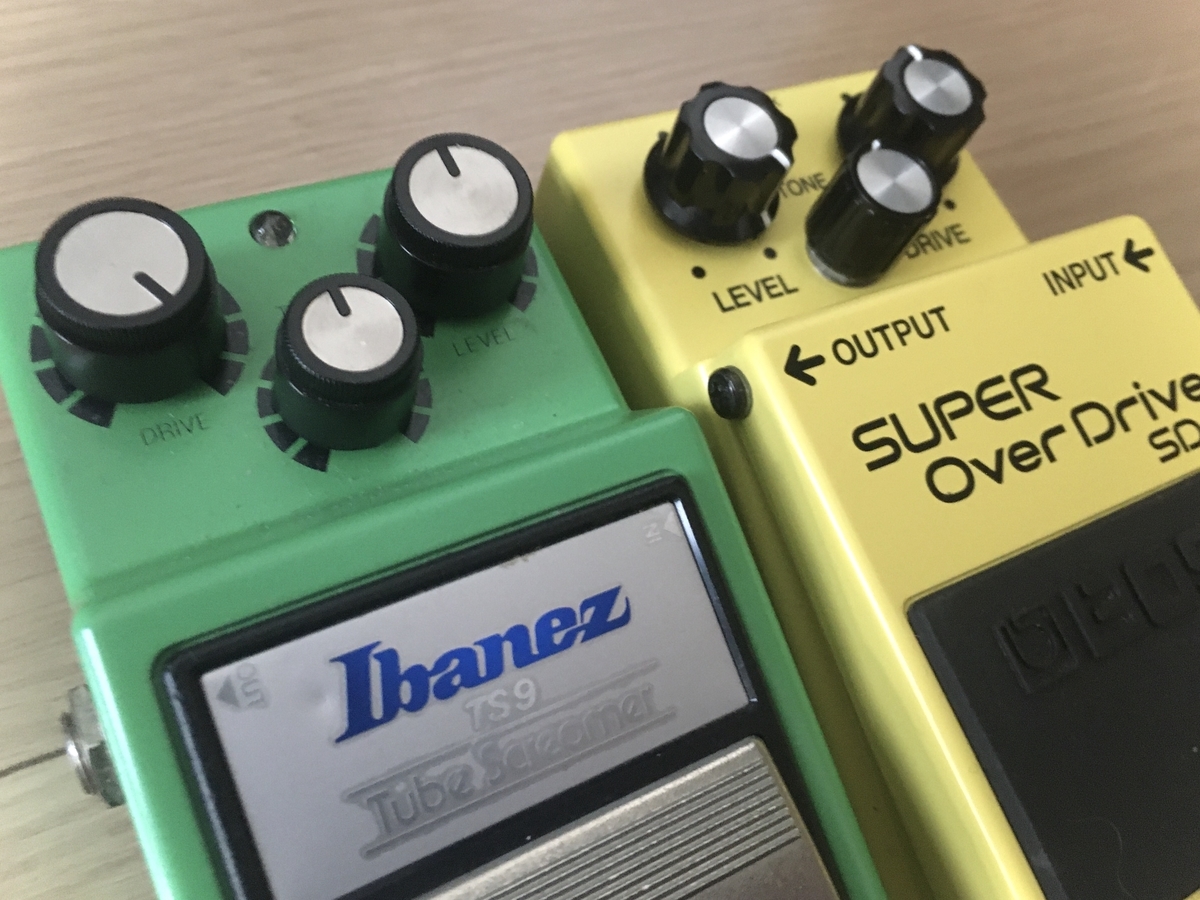Ibanez TS9 & BOSS TW-1 エフェクターセット BOSS SD-1とIbanez TS9を