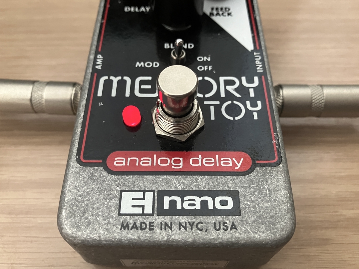 ウォームなアナログディレイ】ELECTRO-HARMONIX Memory Toy【review