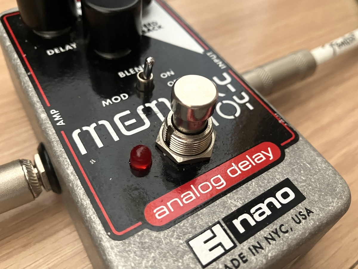 ウォームなアナログディレイ】ELECTRO-HARMONIX Memory Toy【review