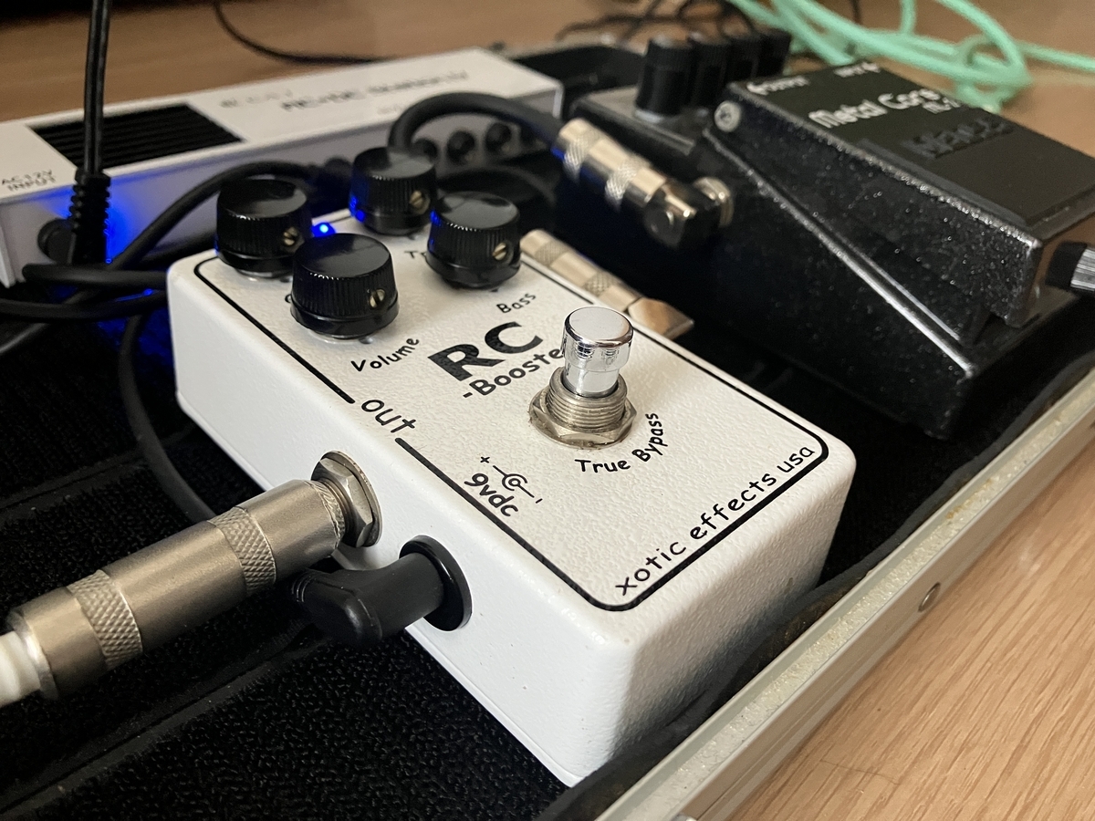 XOTIC RC Booster ブースターの使い方【音圧を上げたいときに有効