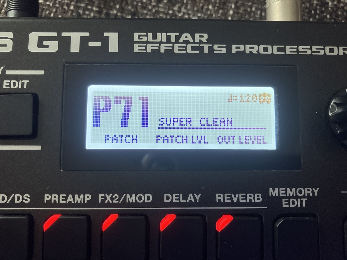 BOSS GT-1】プリセットパッチのおすすめはどれ？【JC-120で試してみ