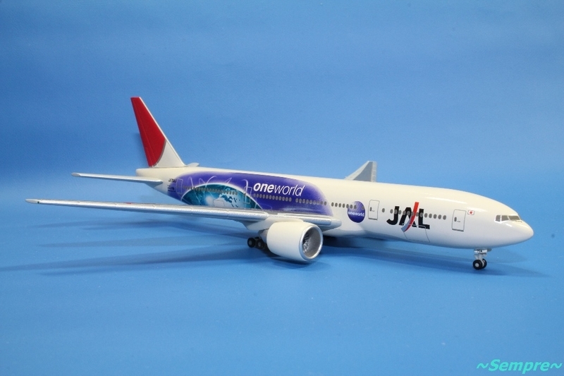 JALUX 1/200 B747-400 JAL one world塗装 JALUX 1/200 B747-400 JAL