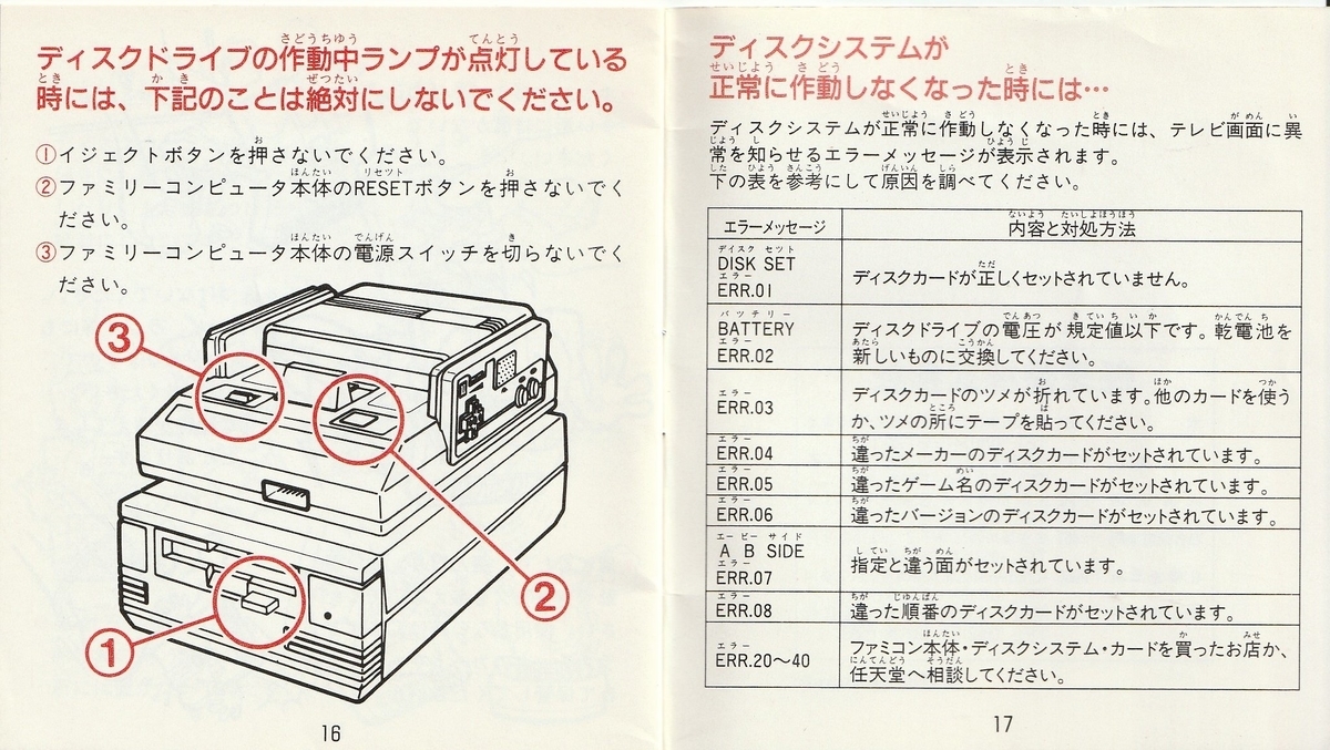 プロレス』1986年／ディスクシステム - レトロゲームの説明書保管庫