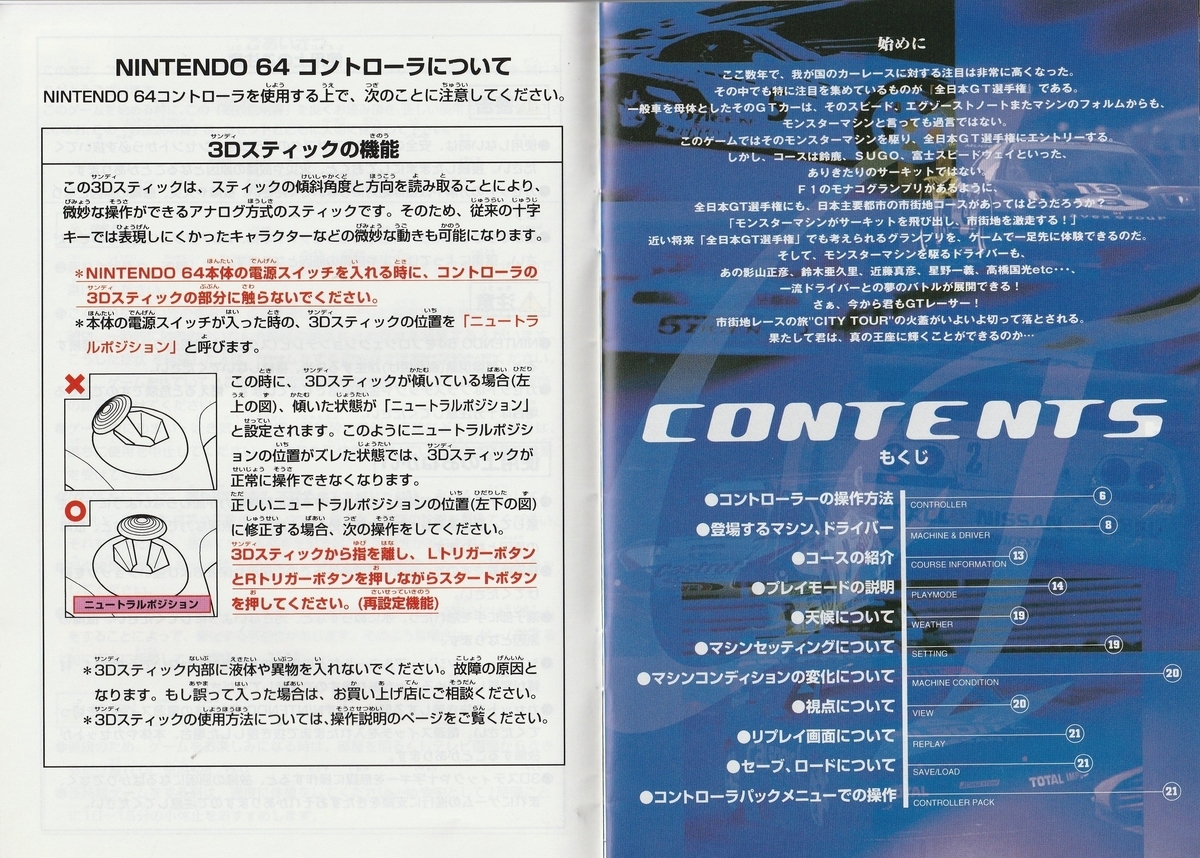 シティーツアーグランプリ ～全日本GT選手権～』1998年／ニンテンドウ