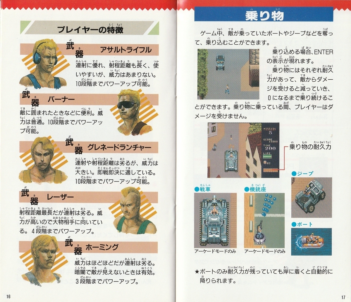 戦場の狼Ⅱ』1991年／メガドライブ - レトロゲームの説明書保管庫