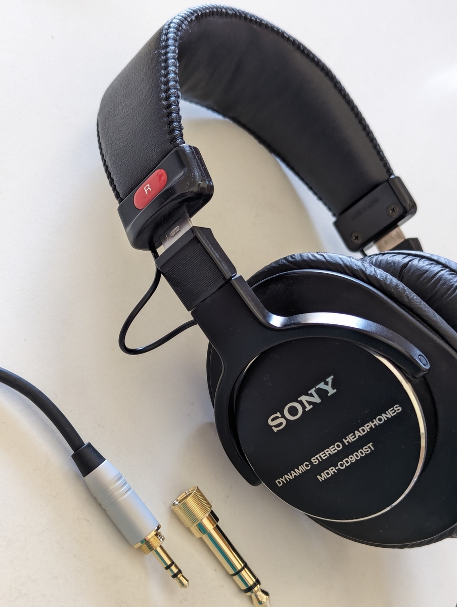 SONY MDR-CD900ST のコネクターをステレオミニプラグに - JG251 blog