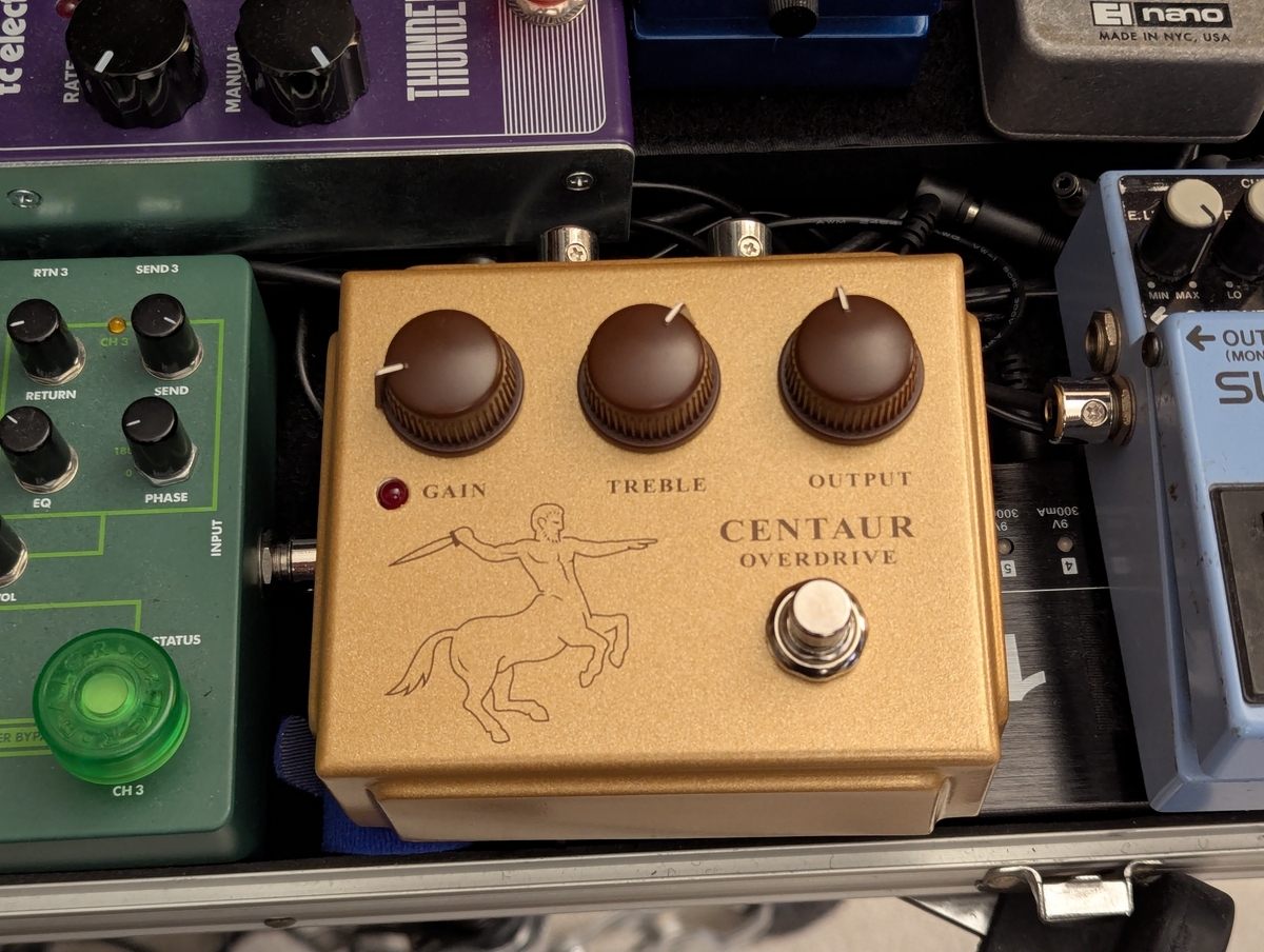 BEHRINGER CENTAUR OVERDRIVE レビュー（サウンドハウスで納期3週間で