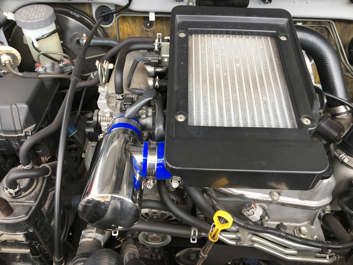 ジムニーインテークチャンバー交換 メタルワークスナカミチ - ケンコウ