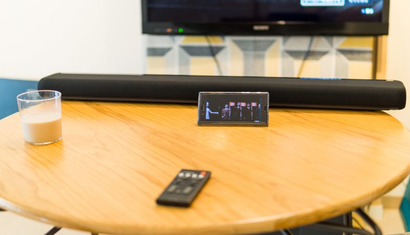 自宅での音クオリティが格段に向上！】YAS-106サウンドバー。BoseSolo5