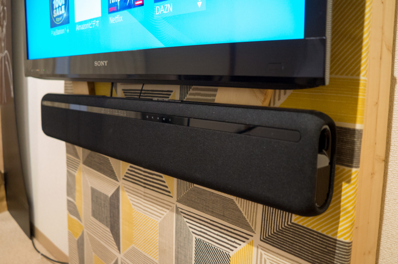 自宅での音クオリティが格段に向上！】YAS-106サウンドバー。BoseSolo5