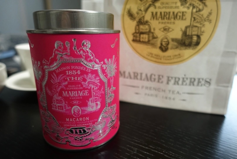 マリアージュフレールのマカロンを飲んだ感想 - 食いしん坊くまの