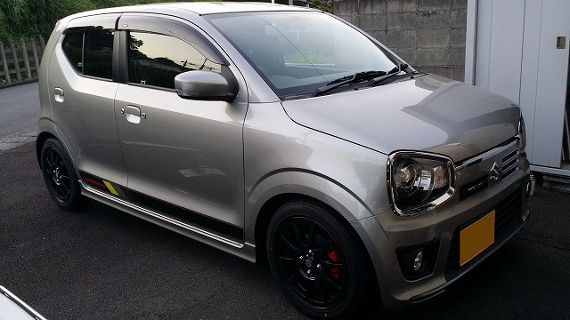 HA36Sアルトワークス RSRダウンサス交換と評価 車検は通るの