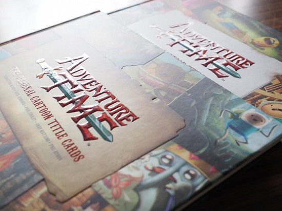 見て楽しい、読んでも楽しい、タイトルカード画集「Adventure Time