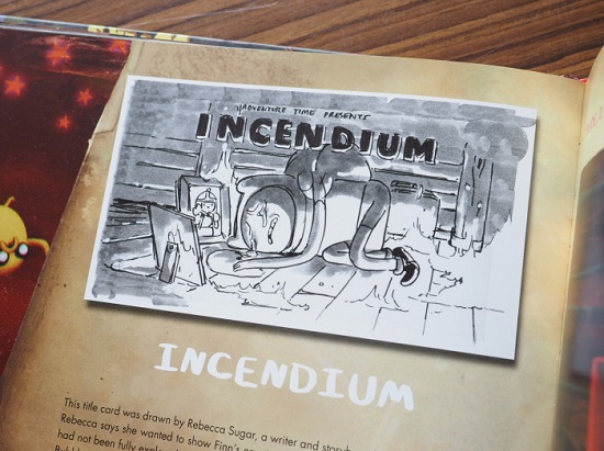 見て楽しい、読んでも楽しい、タイトルカード画集「Adventure Time